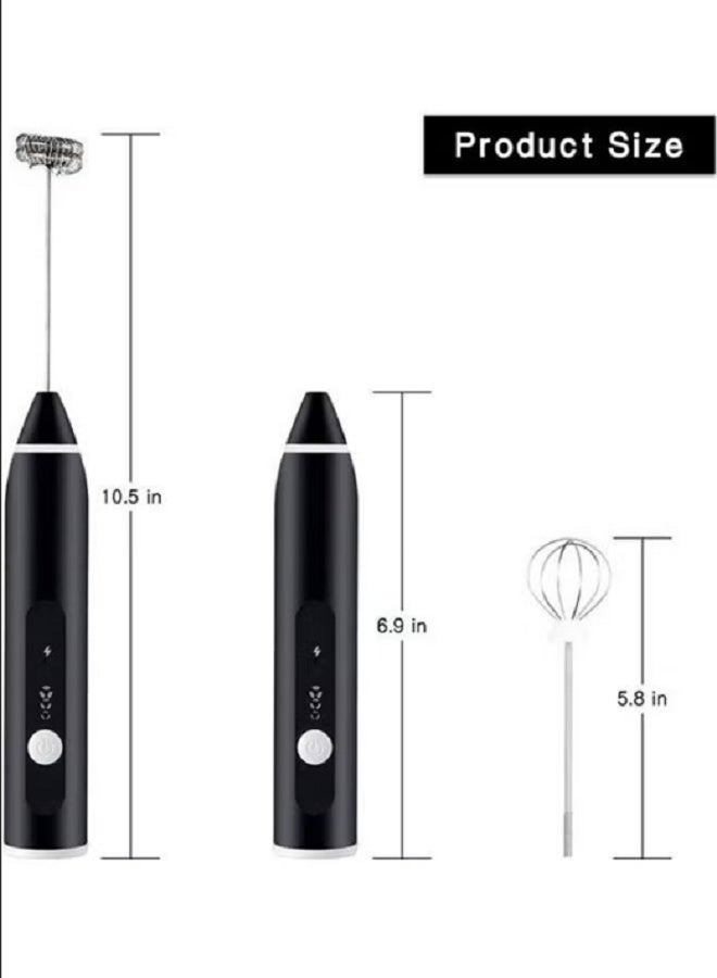 مضرب نسكافيه - ماكينة صنع رغوة الحليب قابلة لإعادة الشحن، 3 سرعات - Image 4